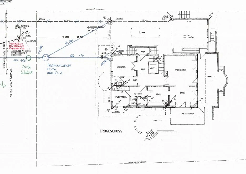 Adrian-Stoop-Straße 40 – Bestandsplan · Grundriss 4.