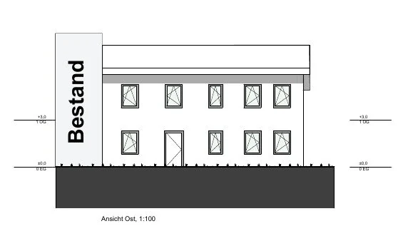 Einfamilienhaus Runge – Ansicht Ost.